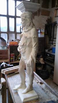 Talla de fusta. Escultura neogòtica.